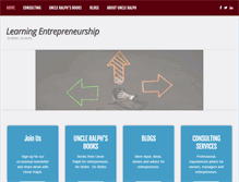 Tablet Screenshot of learningentrepreneurship.com